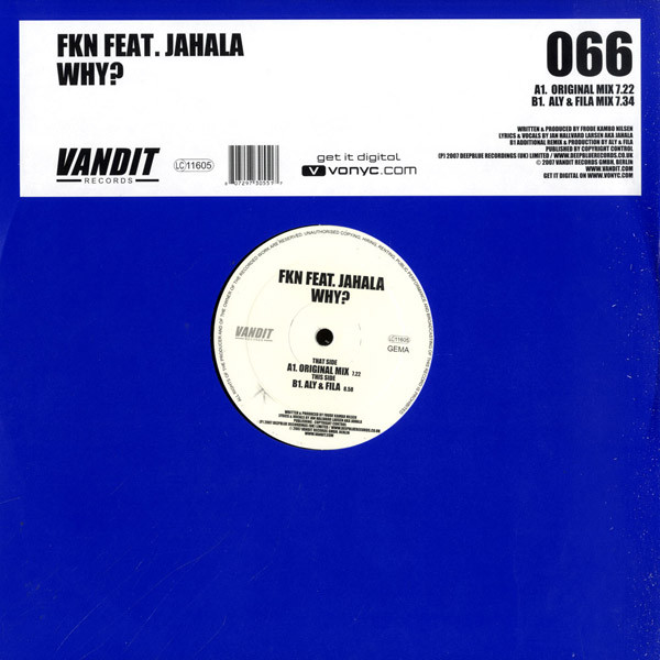 FKN Feat. Jahala - Why? | Vandit Records (066) - main