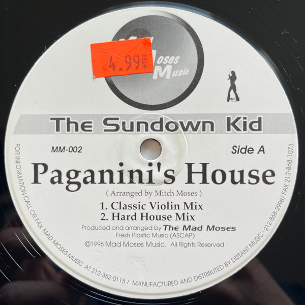 The Sundown Kid - Paganini's House | Mad Moses Music (MM-002) - 3