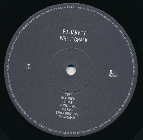 PJ Harvey - White Chalk | Island Records (1740335) - 3 PJ Harvey - White Chalk | Island Records (1740335) - 3