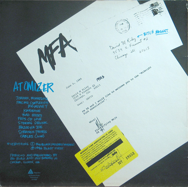 Big Black - Atomizer | Blast First (BFFP11) - 2 Big Black - Atomizer | Blast First (BFFP11) - 2