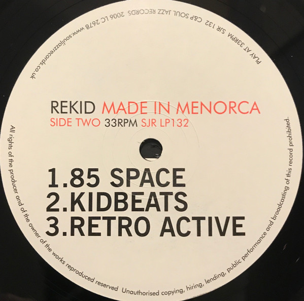 REKID - Made In Menorca | Soul Jazz Records (SJR LP132) - 4 REKID - Made In Menorca | Soul Jazz Records (SJR LP132) - 4