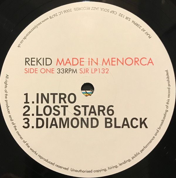 REKID - Made In Menorca | Soul Jazz Records (SJR LP132) - 3 REKID - Made In Menorca | Soul Jazz Records (SJR LP132) - 3