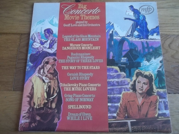 Geoff Love & His Orchestra - Big Concerto Movie Themes | Music For Pleasure (MFP 5261)