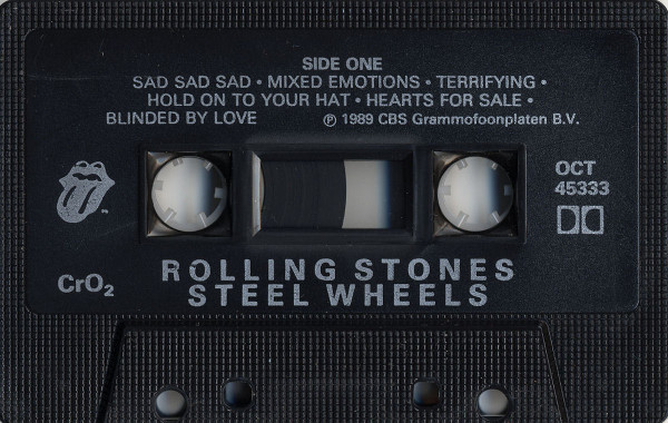 The Rolling Stones - Steel Wheels [Cassette] | Rolling Stones Records (OCT 45333) - 4