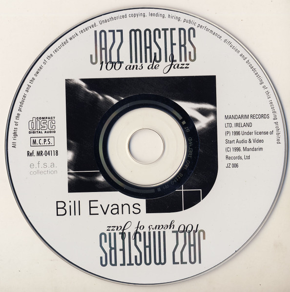 Bill Evans - Jazz Masters (100 Ans De Jazz) | e.f.s.a. collection (JZ 006) - 4 Bill Evans - Jazz Masters (100 Ans De Jazz) | e.f.s.a. collection (JZ 006) - 4