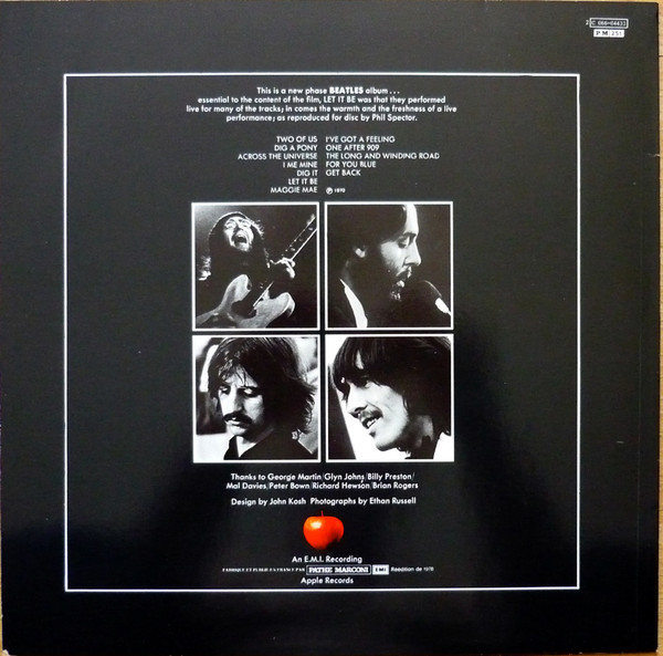 The Beatles - Let It Be | Apple Records (2C 066-04433) - 2