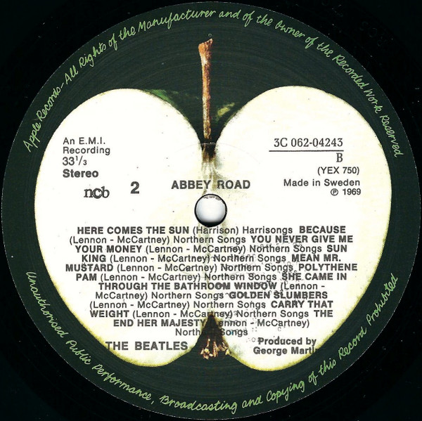 The Beatles - Abbey Road | Apple Records (1C 198-53 174) - 4 The Beatles - Abbey Road | Apple Records (1C 198-53 174) - 4