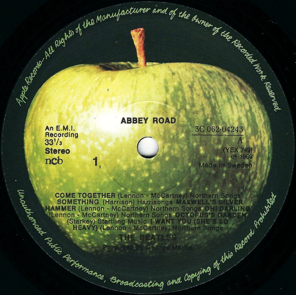 The Beatles - Abbey Road | Apple Records (1C 198-53 174) - 3 The Beatles - Abbey Road | Apple Records (1C 198-53 174) - 3