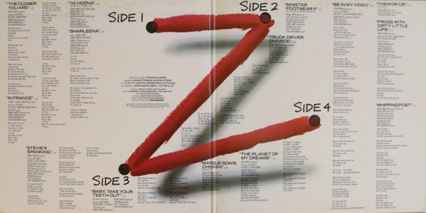 Frank Zappa - Them Or Us | EMI (2-62 2402343) - 3 Frank Zappa - Them Or Us | EMI (2-62 2402343) - 3