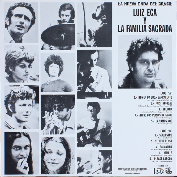 Luiz Eça Y La Familia Sagrada - La Nueva Onda De Brasil | Vinilisssimo (MR-SSS 564) - 2 Luiz Eça Y La Familia Sagrada - La Nueva Onda De Brasil | Vinilisssimo (MR-SSS 564) - 2