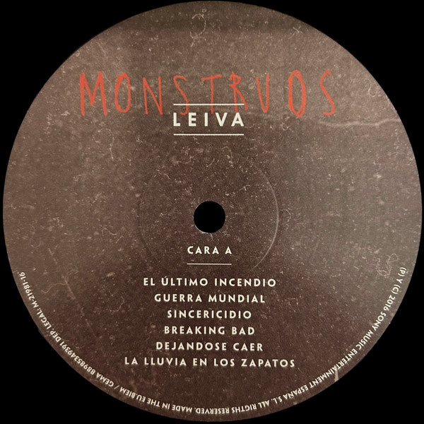 Leiva - Monstruos | Sony Music (88985349391) - 4 Leiva - Monstruos | Sony Music (88985349391) - 4