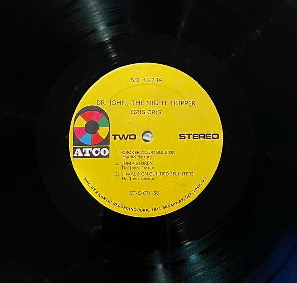 Dr. John , The Night Tripper - GRIS-gris | ATCO Records (SD33-234) - 4 Dr. John , The Night Tripper - GRIS-gris | ATCO Records (SD33-234) - 4