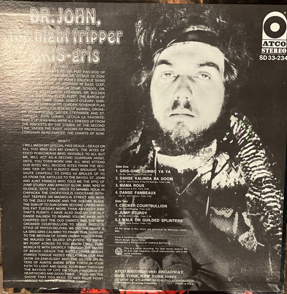 Dr. John , The Night Tripper - GRIS-gris | ATCO Records (SD33-234) - 2 Dr. John , The Night Tripper - GRIS-gris | ATCO Records (SD33-234) - 2