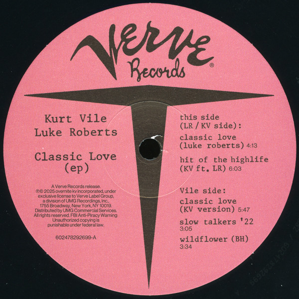 Kurt Vile / Luke Roberts - Classic Love | Verve Records (602478292699) - 3