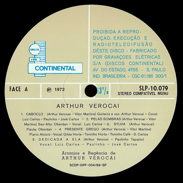 Arthur Verocai - Arthur Verocai | Mr Bongo (MRBLP133) - 4 Arthur Verocai - Arthur Verocai | Mr Bongo (MRBLP133) - 4