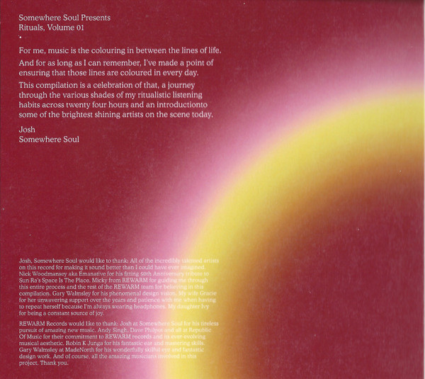 Somewhere Soul - Rituals • Volume 01 | RE:WARM (REWARM021CD) - 4 Somewhere Soul - Rituals • Volume 01 | RE:WARM (REWARM021CD) - 4