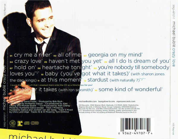 Michael Bublé - Crazy Love | 143 Records (9362-49707-7) - 2