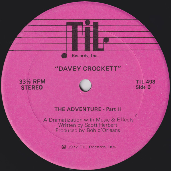 The Terrytowne Players - The Legend Of Davy Crockett | Til Records (TIL-498) - 4