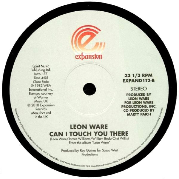 Leon Ware And Janis Siegel - Why I Came To California / Can I Touch You There | Expansion (EXPAND 112) Leon Ware And Janis Siegel - Why I Came To California / Can I Touch You There | Expansion (EXPAND 112)
