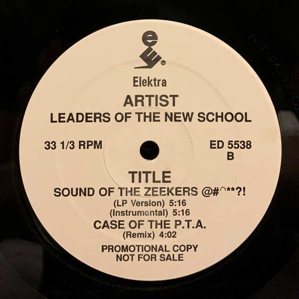 Leaders Of The New School - Sobb Story | Elektra (ED 5538) - 2