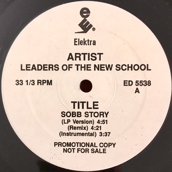 Leaders Of The New School - Sobb Story | Elektra (ED 5538) - main