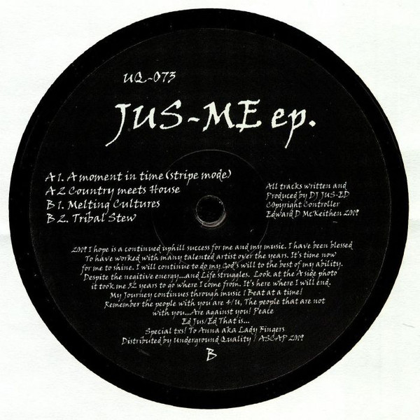 Jus-Ed - Jus-Me EP | Underground Quality (UQ-073) - 2