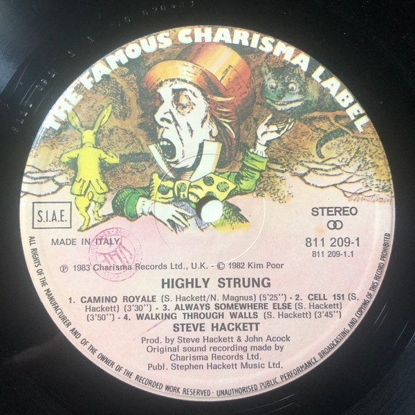 Steve Hackett - Highly Strung | Charisma (811 209-1) - 3 Steve Hackett - Highly Strung | Charisma (811 209-1) - 3