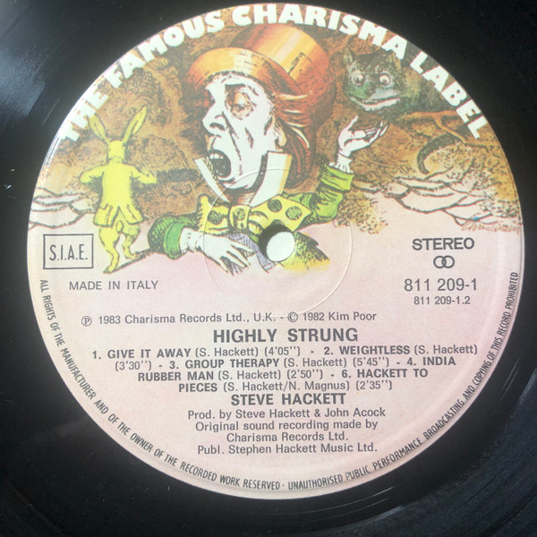 Steve Hackett - Highly Strung | Charisma (811 209-1) - 4 Steve Hackett - Highly Strung | Charisma (811 209-1) - 4