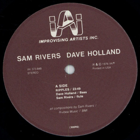 Sam Rivers / Dave Holland - Vol. 2 | Improvising Artists Inc. (IAI 373.848) - 4