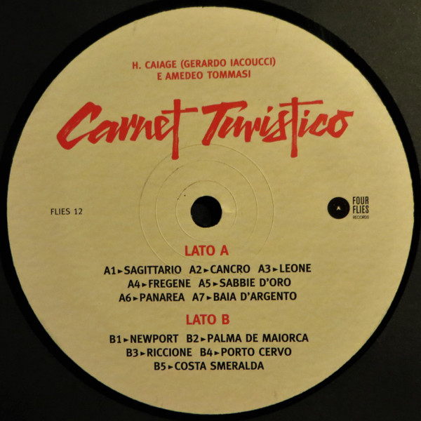 Amedeo Tommasi , H. Caiage - Carnet Turistico | Four Flies Records (FLIES 12) - 3 Amedeo Tommasi , H. Caiage - Carnet Turistico | Four Flies Records (FLIES 12) - 3
