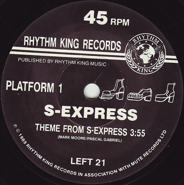S'Express - Theme From S-Express / The Trip (Microdot House Mix) | Rhythm King (LEFT 21) - 3