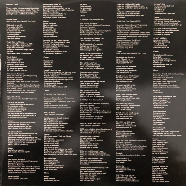 Janet Jackson - Rhythm Nation 1814 | A&M Records (393 920-1) - 4 Janet Jackson - Rhythm Nation 1814 | A&M Records (393 920-1) - 4