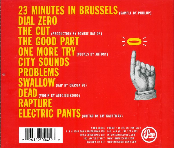 My Robot Friend - Dial 0 | Soma Quality Recordings (SOMA CD048) - 2 My Robot Friend - Dial 0 | Soma Quality Recordings (SOMA CD048) - 2