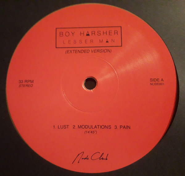 Boy Harsher - Lesser Man EP (Extended Version) | Nude Club Records (NUDE001) - 3