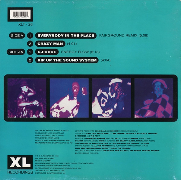 The Prodigy - Everybody In The Place | XL Recordings (XLT - 26) - 2