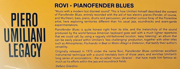Rovi - Pianofender Blues | Omicron (LPS 0031) - 3