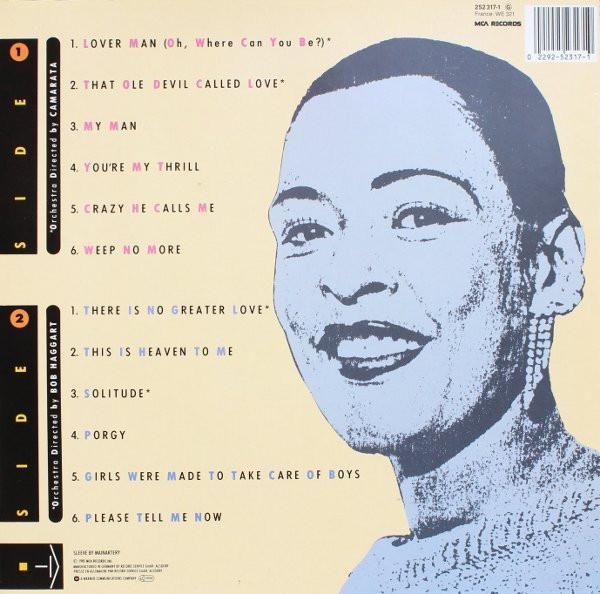 Billie Holiday - Lover Man | MCA Records (252 317-1) - 2 Billie Holiday - Lover Man | MCA Records (252 317-1) - 2
