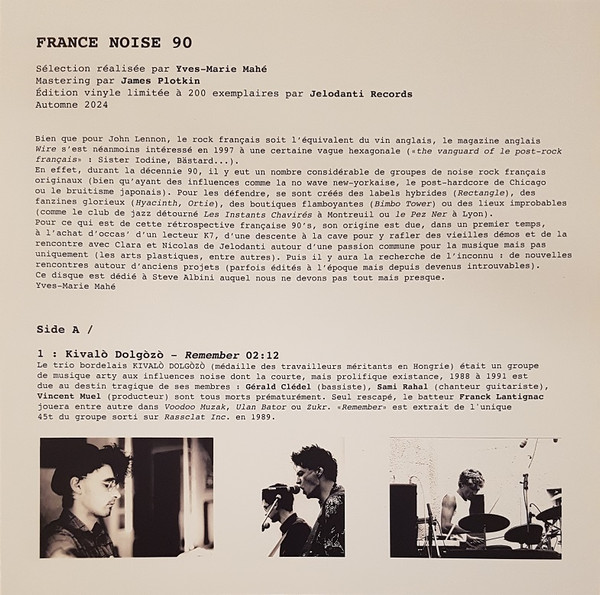 Various - France Noise 90 | Jelodanti Records (Jelo 29) - 3 Various - France Noise 90 | Jelodanti Records (Jelo 29) - 3