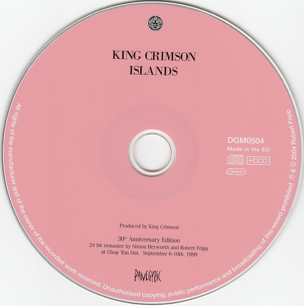 King Crimson - Islands | Discipline Global Mobile (DGM0504) - 3 King Crimson - Islands | Discipline Global Mobile (DGM0504) - 3