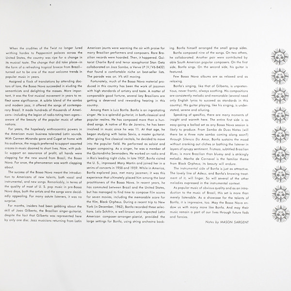 Luiz Bonfá - Plays And Sings Bossa Nova | Verve Records (V6-8522) - 4 Luiz Bonfá - Plays And Sings Bossa Nova | Verve Records (V6-8522) - 4