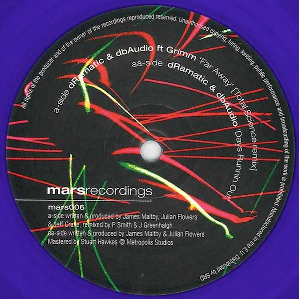 dRamatic & dbAudio - Far Away (Total Science Remix) / Days Runnin Out | Mars Recordings (mars006) - main