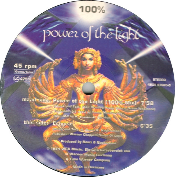 100% - Power Of The Light | Maad Records (4509 97665-0) - 2