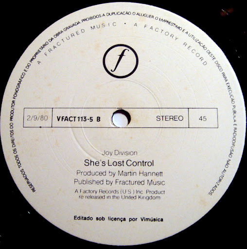 Joy Division - Atmosphere | Factory (VFACT 113-5) - 3