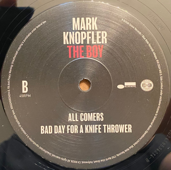Mark Knopfler - The Boy | British Grove Records (00602458534214) - 4 Mark Knopfler - The Boy | British Grove Records (00602458534214) - 4