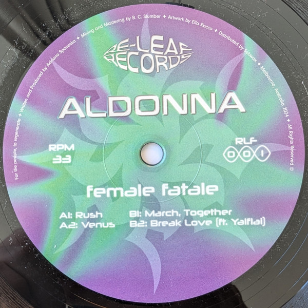 Aldonna - Female Fatale | Re-Leaf Records (RLF001)