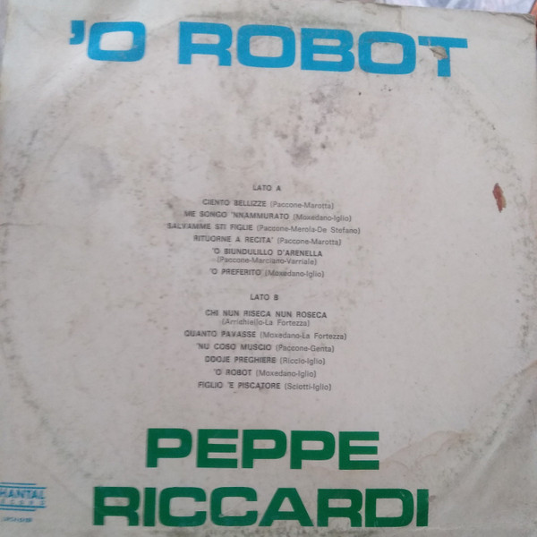 Peppe Riccardi - 'O Robot | Chantal Record (LPCH 019) - 2 Peppe Riccardi - 'O Robot | Chantal Record (LPCH 019) - 2