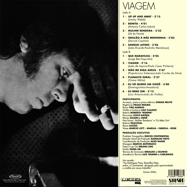 Osmar Milito - Viagem | Elemental Music (40010) - 3 Osmar Milito - Viagem | Elemental Music (40010) - 3