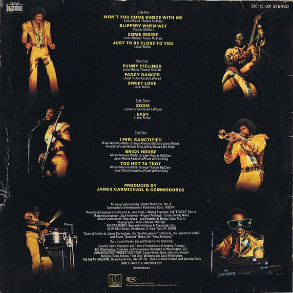 Commodores - Live! | Motown (320·15·001) - 4 Commodores - Live! | Motown (320·15·001) - 4