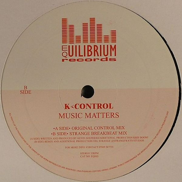 K-Control - Music Matters | Equilibrium Records (EQ003)