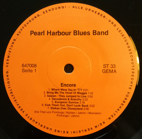 Joy Division - "Pearl Harbor"! | Yankee (300445 L) - 3 Joy Division - "Pearl Harbor"! | Yankee (300445 L) - 3